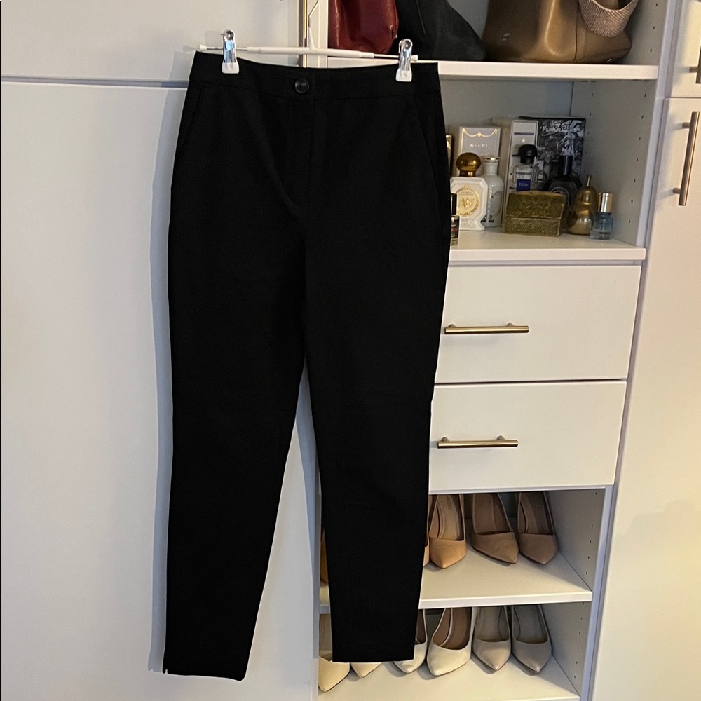 Women massimo duttti slim pants in Black. Dress Pants - Classic Tailored Fit